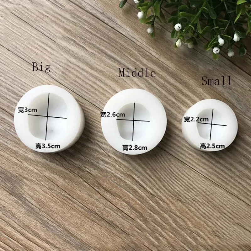 1 Uds. Herramientas de molde de silicona de arcilla suave forma de pan al vapor 3D cara de bebé molde Universal para pastel de Fondant 3 tipos tamaño grande medio pequeño