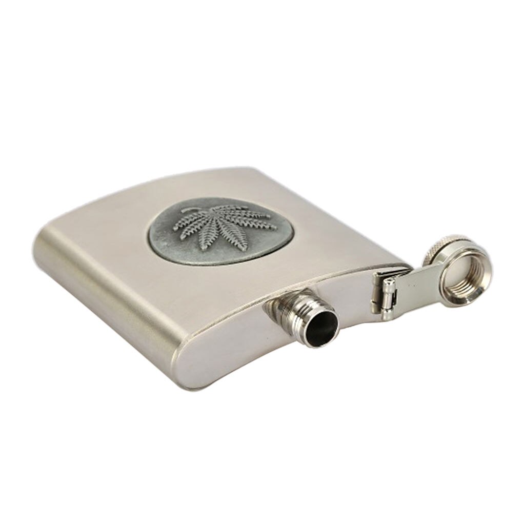 6Oz Men Hip Flask Stainless Steel Flask Pocket Drinking Flask for Storing Alcohol Liquor
