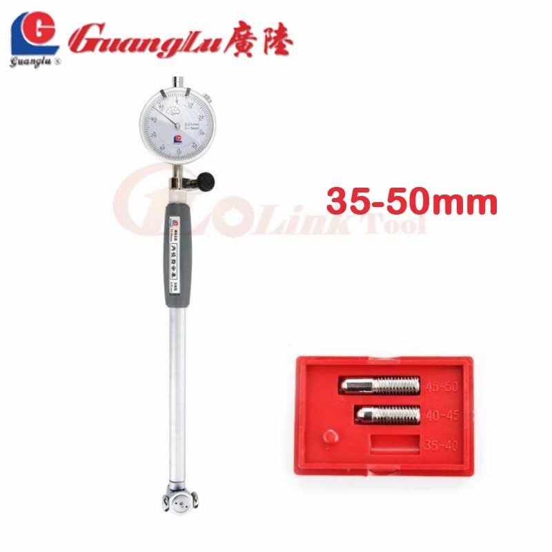 GUANGLU Dial Bore Gauge18-35mm 35-50mm 50-160mm/0.01mm Center Ring Dial Indicator Micrometer Gauges Measuring Tools: 35-50mm