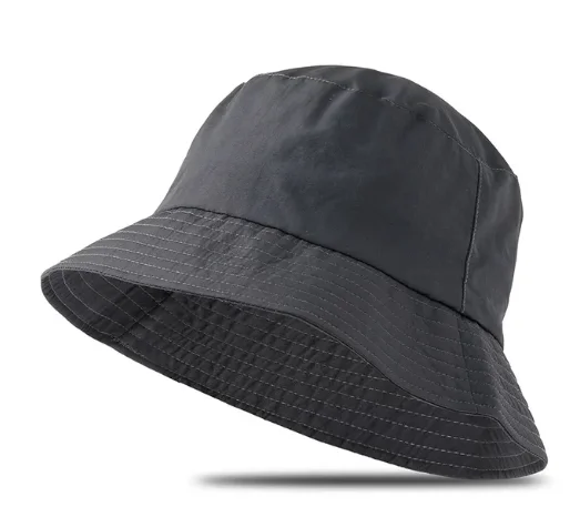 Plus Size Bucket Hat Men Women Summer Sun Protection Sun Hat Outdoor Waterproof Big Size XL Breathable Fisherman Hat Panama Bob: L / green