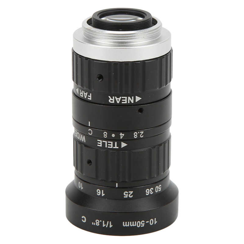 10‑50mm F2.8 C Mount Lens Manual Focus Machine Vision Industrial Lens for Digital Camera Manual Focus C Mount Lens