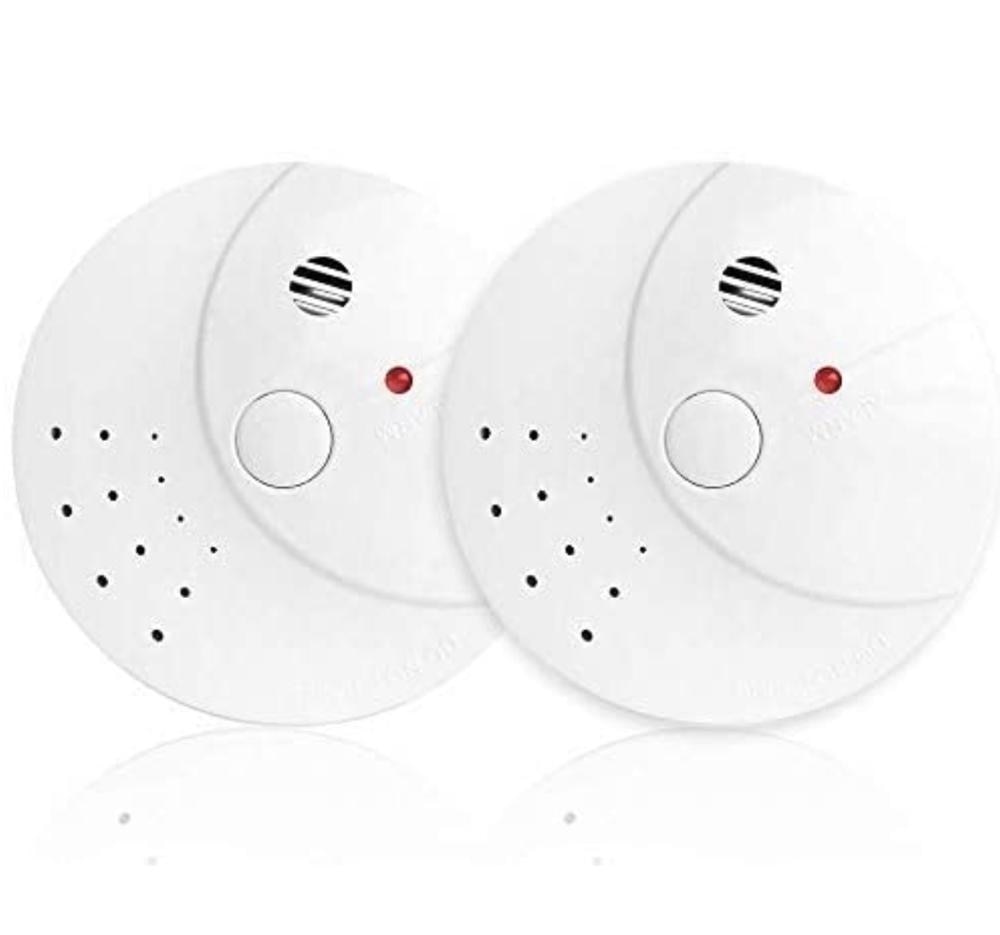 photoelectric smoke detector fire alarm battery-operated