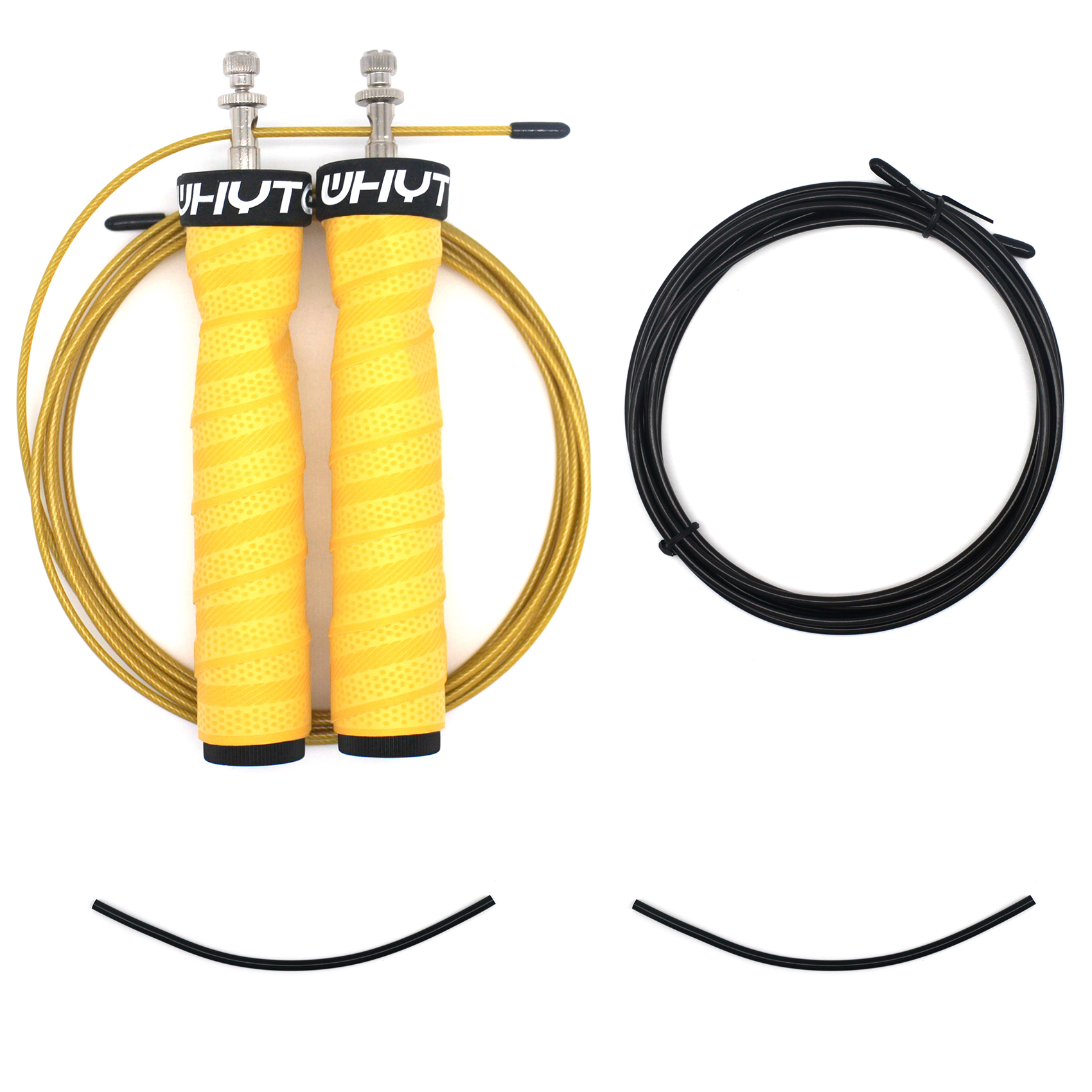 Crossfit Jump Rope Skip Snelheid & Gewogen Springtouw Fitness Touw Krachttraining: Marineblauw