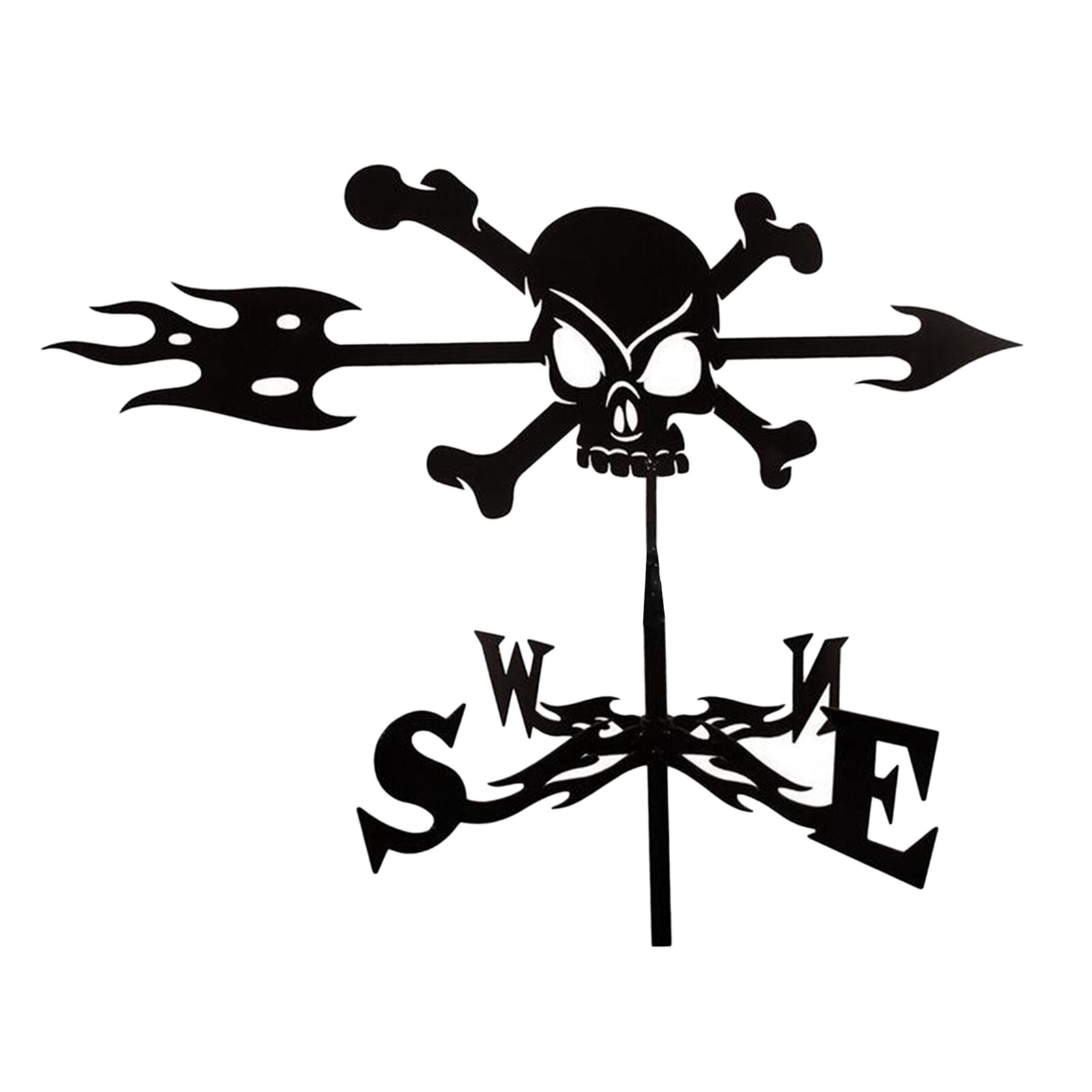 Vintage Look Iron Weather Vane Yard Roof Outdoor Bracket Weathervane Cupolas