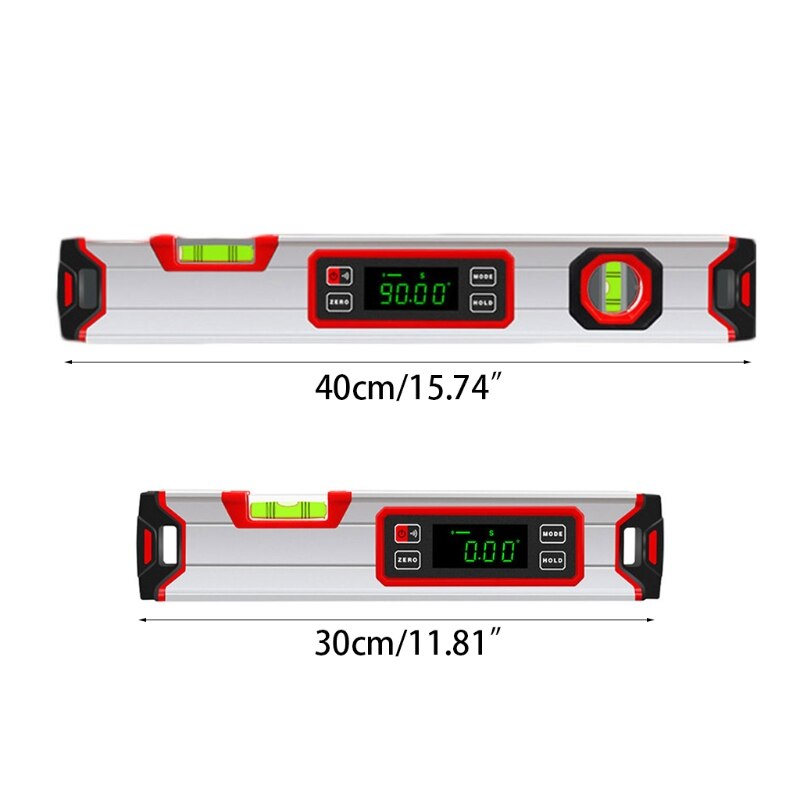 30/40cm Spirit Level Protable Magnetic Torpedo Level Digital Level 360 Degree