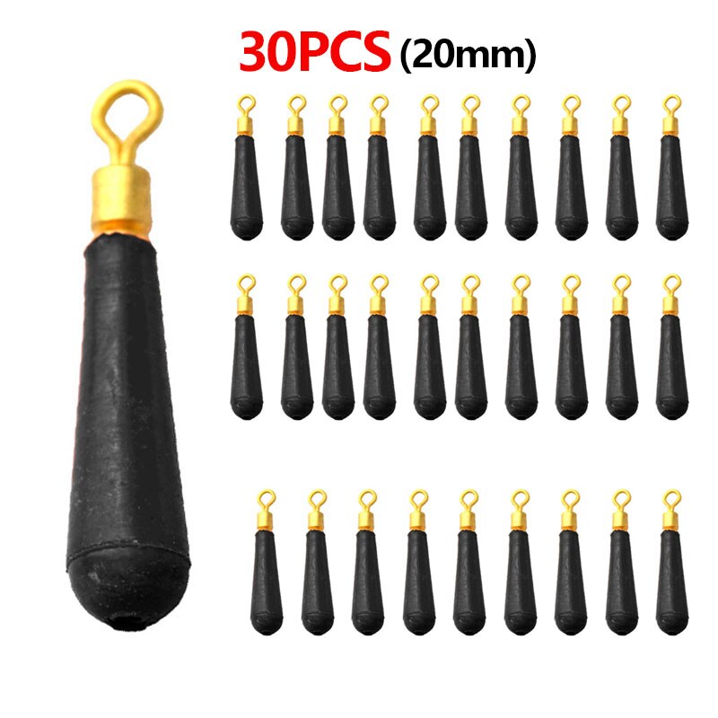 10-100pcs Copper Head Rubber Bobber Drift Fishing Floats Seat Vertical Fishing Float Rotation Buoy Seat Bobber Accesories: 20mm  25PCS