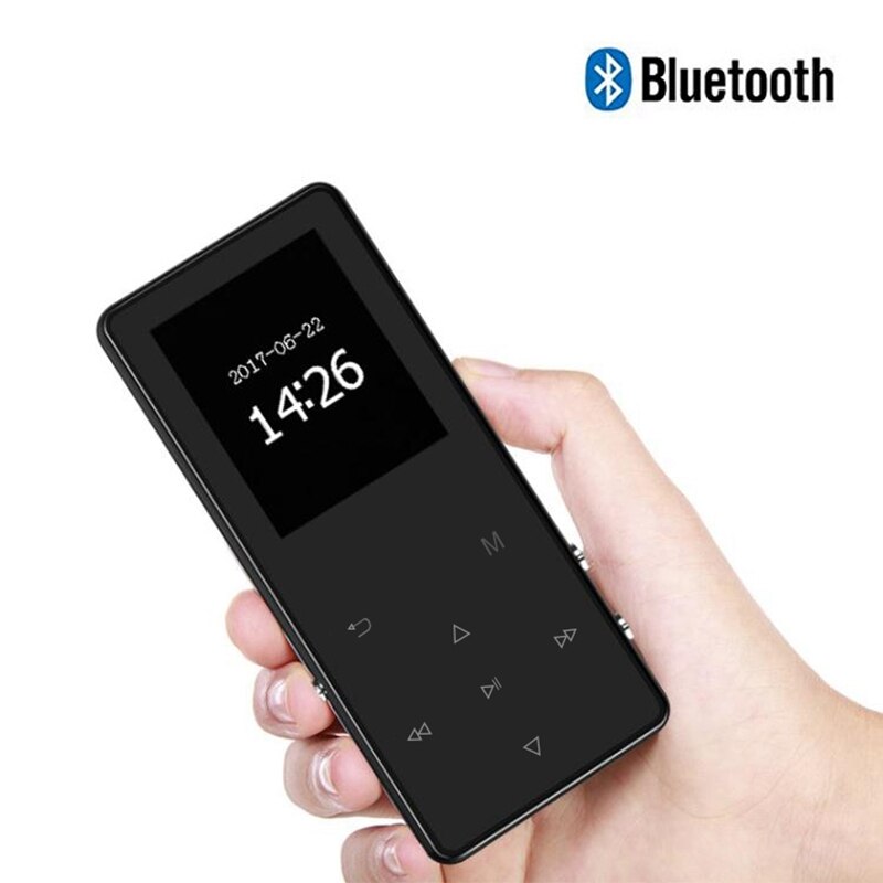 K1 1,8 pulgadas 8G MP3 Contact Sn Bluetooth MP3 Player FM Radio E-Book o reproductores de música USB recargable reproductor de música