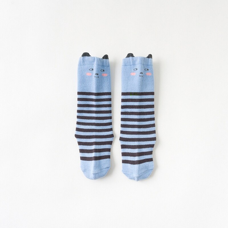 Kousen Lange Buis Baby Jongens Meisjes Leuke Cartoon Doseren Gladde Overknee Losse Mond Herfst En Winter: G