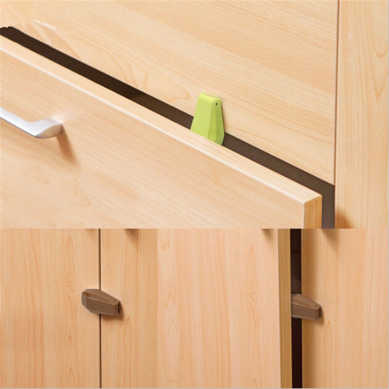 4 Pcs/ Set Child Safety Products Baby Care Drawer Hand Anti Pinch Device Baby Safety Security Seguridad Cabinet Locks Straps