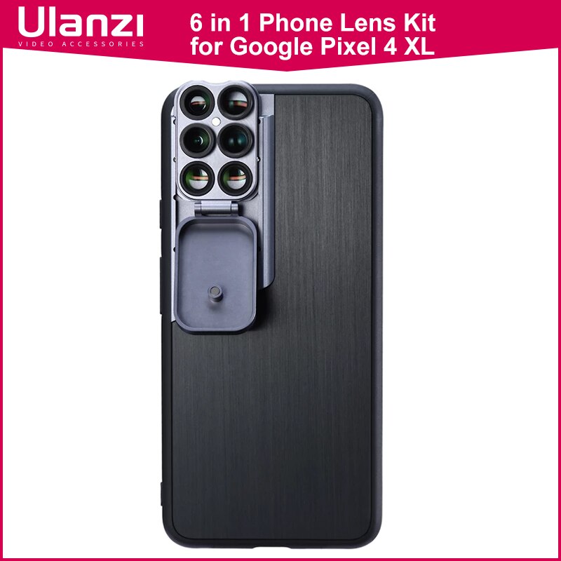 Ulanzi U-Lens 6 In 1 Telefoon Lens Kit 20X Macro Lens Groothoek Lens Kit Voor Google Pixel 4 Xl