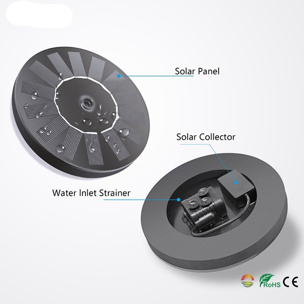 Solar plant outdoor garden sprinkler fountain pump Solar water fountain for swimming pool/park