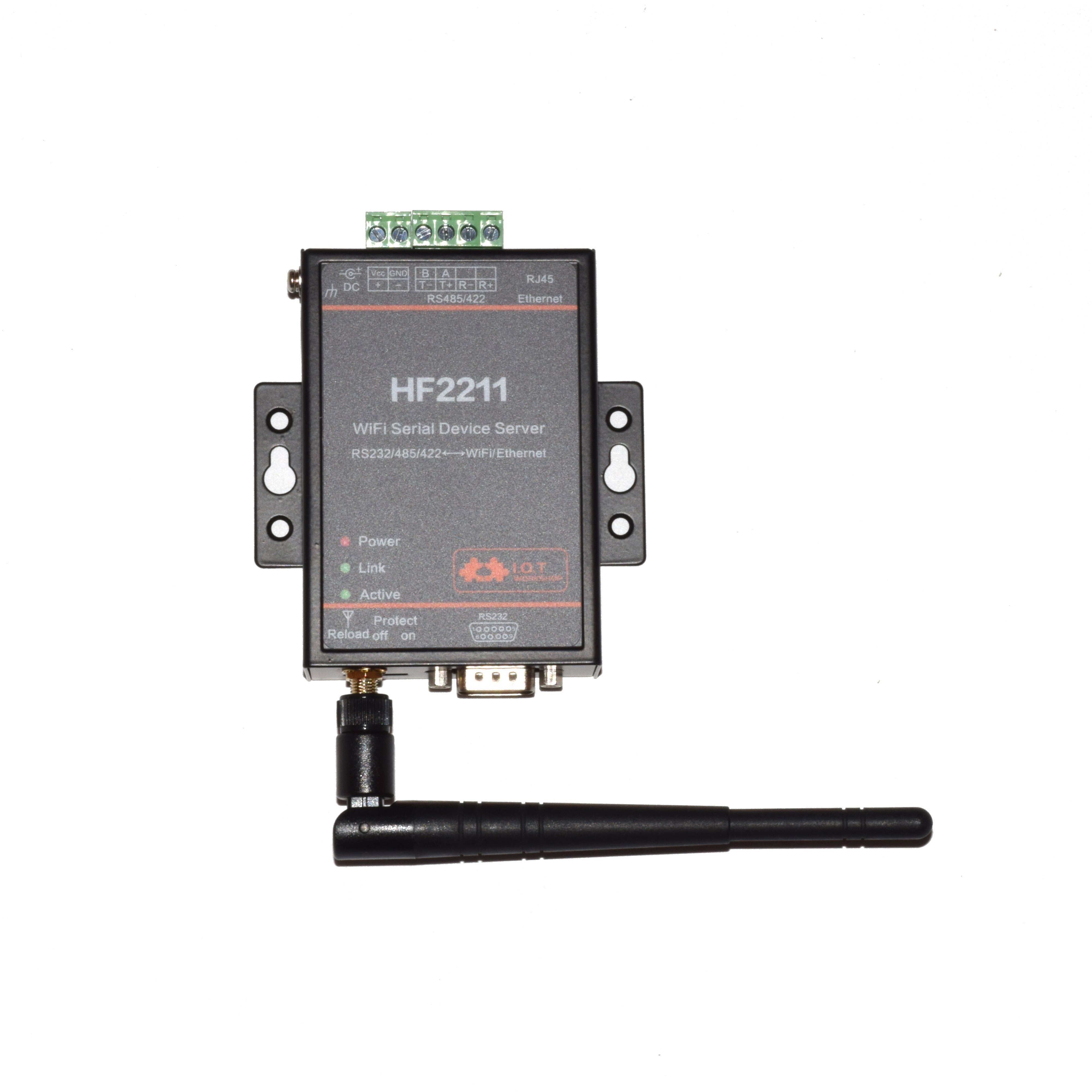 HF2211 système d'alarme GSM/PSTN de sécurité à domicile MIPSMCU avec 4 mo de Flash, support TCP/IP/Telnet/Modbus protocole TCP