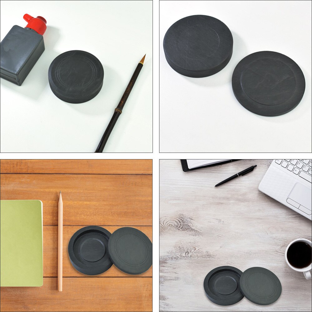 Round Inkstone Traditional Writing Inkstone Painting Inkstone Unique Inkslab