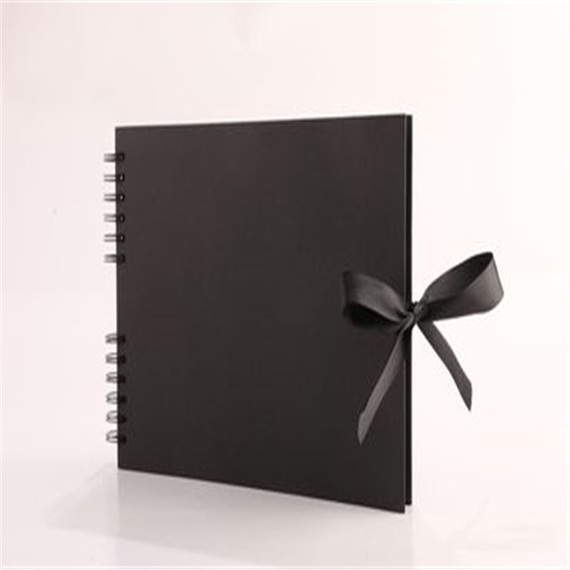 big family handmade DIY paste diy photo album collection photo album handmade souvenir photo album: black