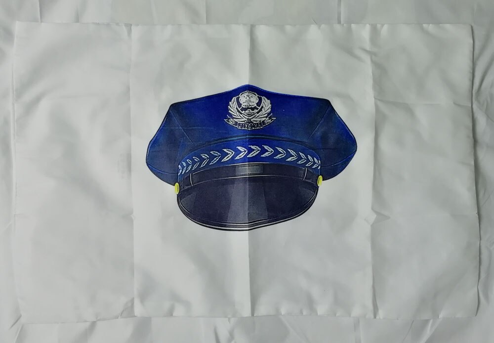 Novelty Cop Politie Hond Print Kids Beddengoed Set Dekbed Dekbedovertrek Set + Kussensloop Twin Enkele