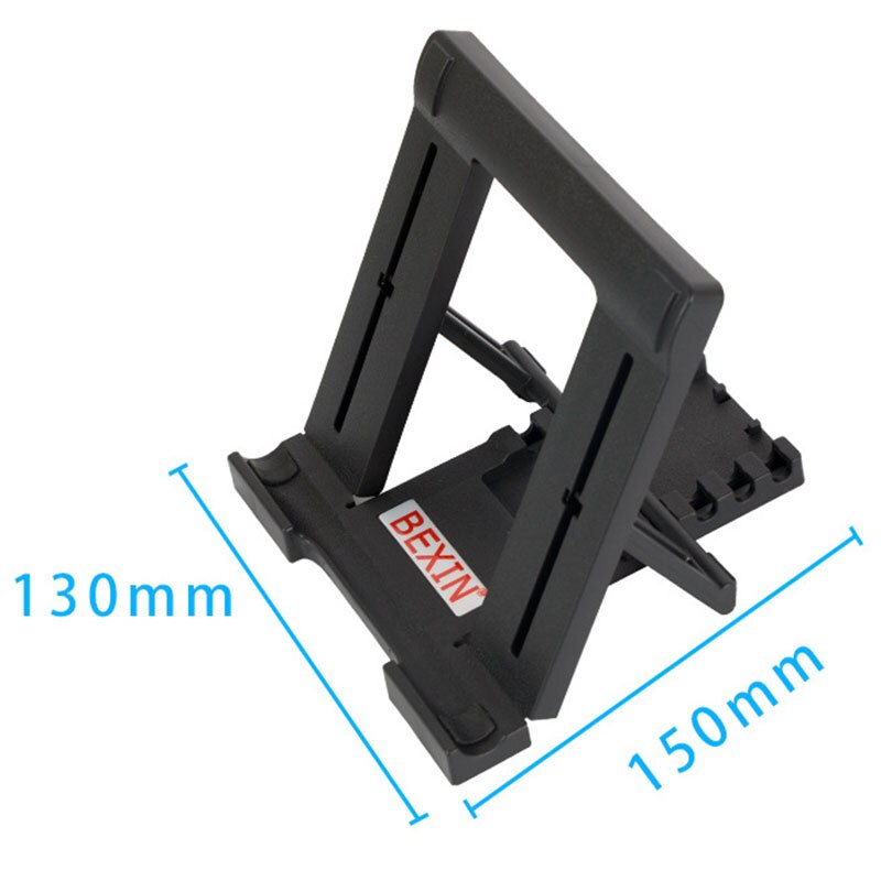 Verstelbare tabletstandaard, draagbare opvouwbare plastic standaard voor ipad 7-11 inch voor apple e-book mini, grote mobiele telefoon
