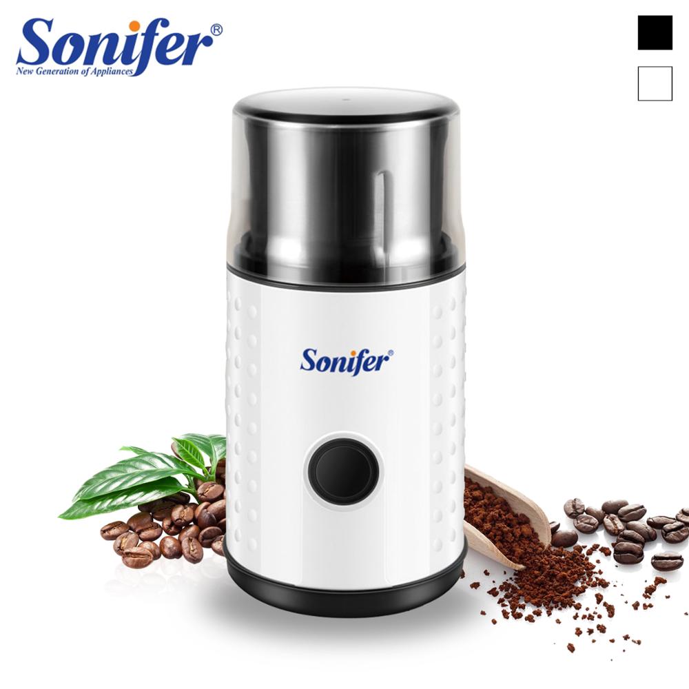 Sonifer-Molinillo Eléctrico de café, molino de granos, hierbas, frutos secos, acero inoxidable, 220V