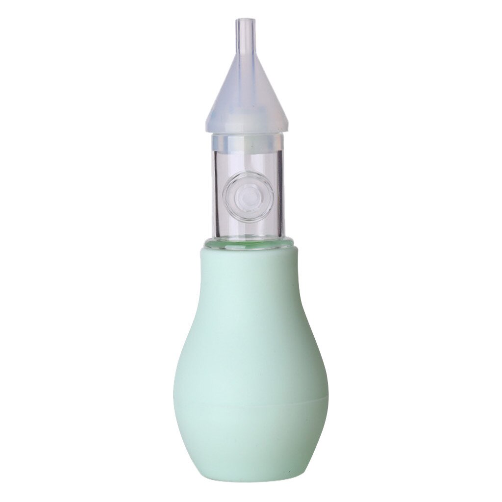 Bebê silencioso nasal aspirador & nariz aspirador de muco infantil booger otário limpador para crianças # ws: green