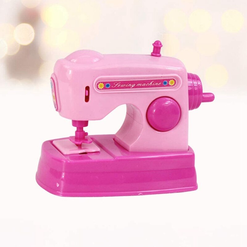 Máquina de coser de juguete eléctrica para niños con juguetes de rol de voz