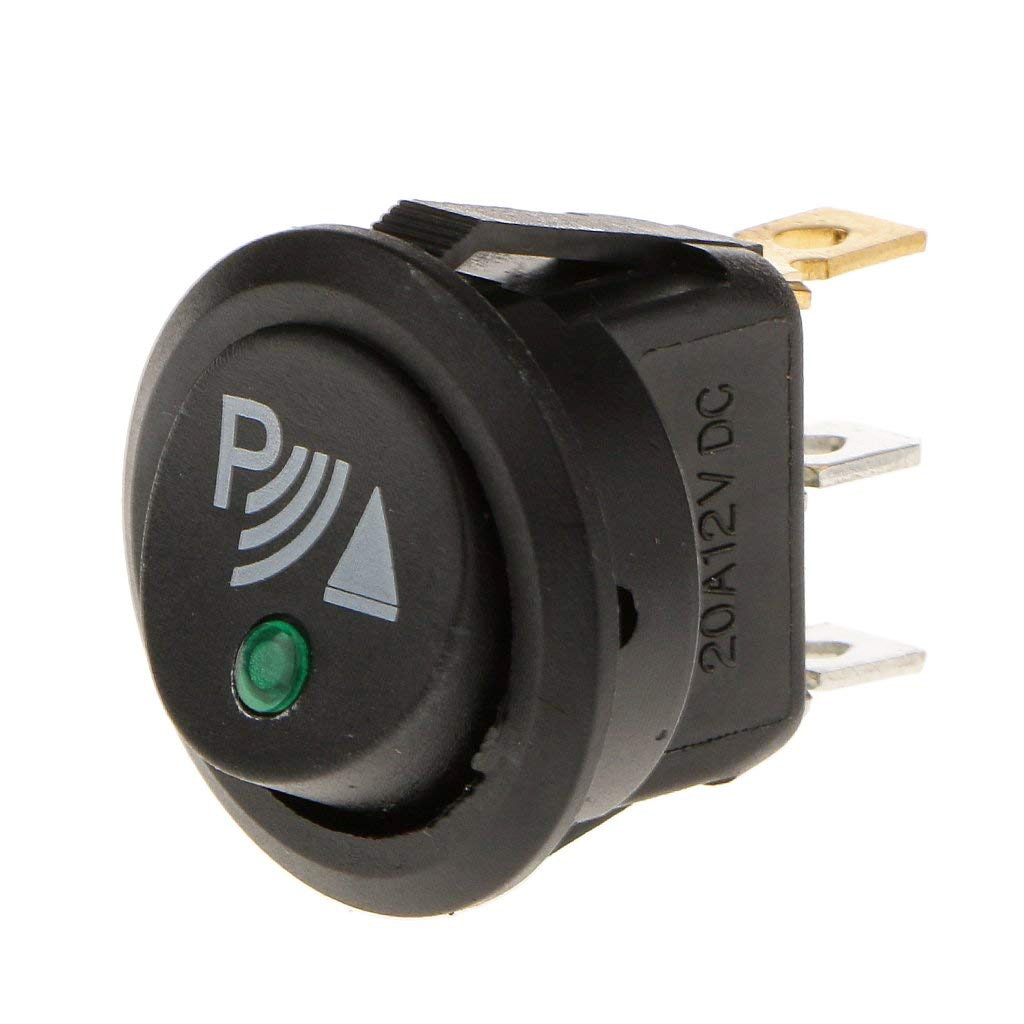 Rund 3 pins vippe / parkering av bryter front bak gangsensor