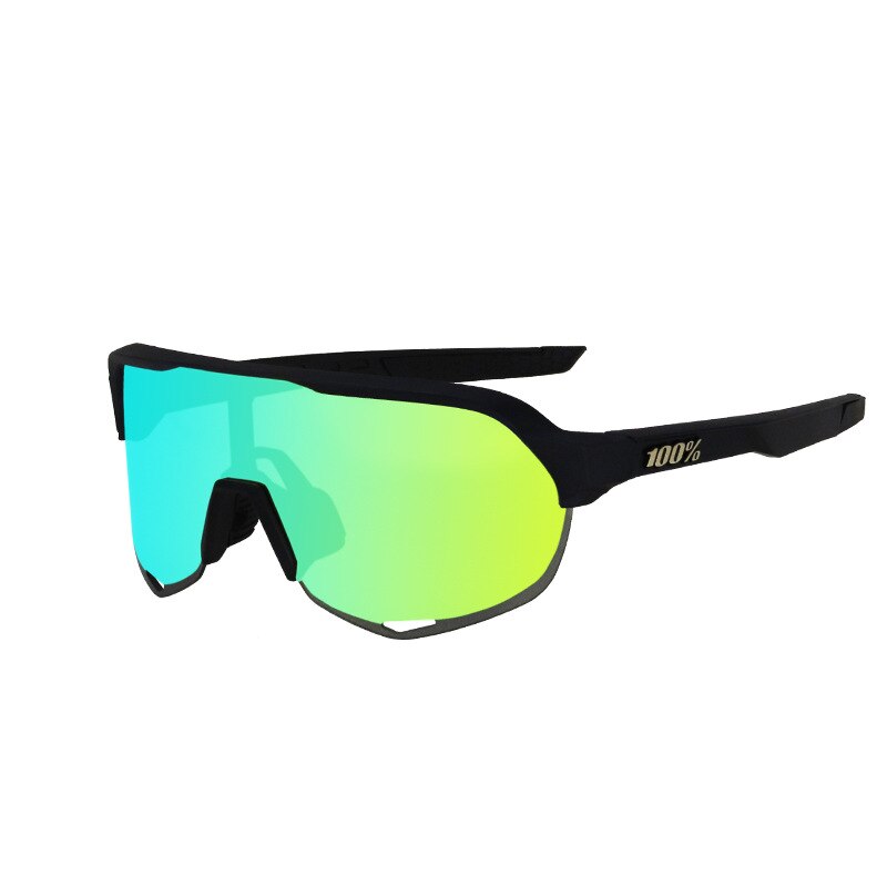 Sport Fietsen Bril Mannen Vrouwen 3Lens UV400 Gepolariseerde Fiets Bril Rijden Bescherming Goggles Eyewear: gold label