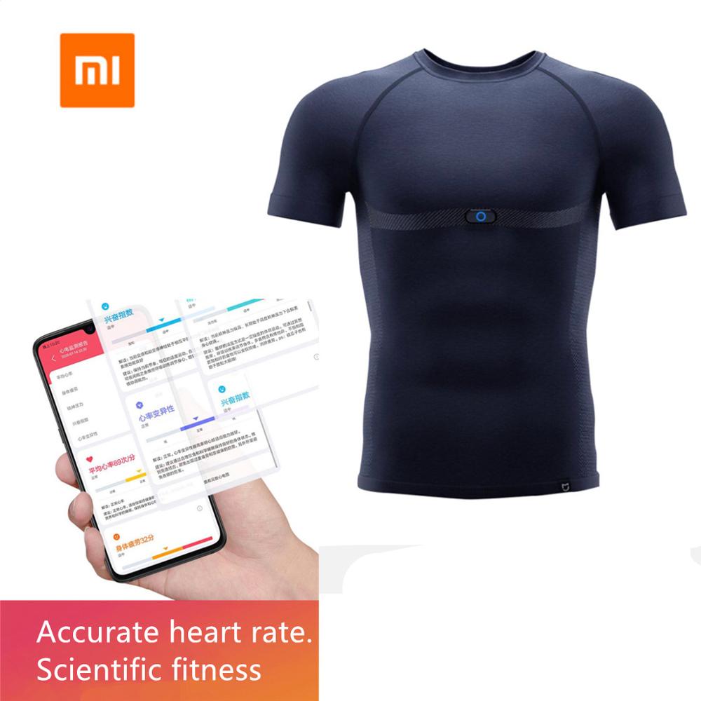 Xiaomi-Camiseta deportiva Mijia Smart ADI ECG Chip, control del ritmo cardíaco, fatiga, análisis de profundidad, lavable y cómodo