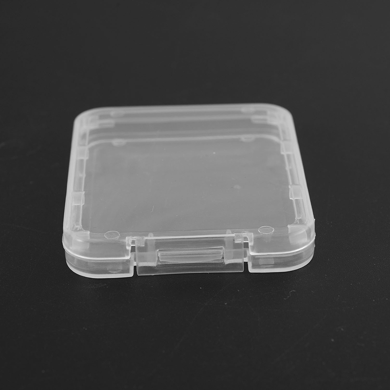 5- serie hukommelseskort kasse beskyttelsesetui til sd sdhc mmc xd cf-kort hvid gennemsigtig