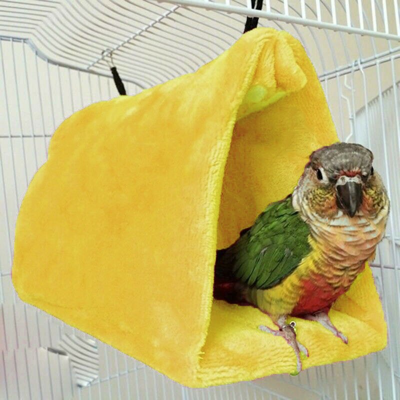 Huisdier Vogel Papegaai Parkiet Budgie Warm Hangmat Kooi Zachte Hut Tent Bed Opknoping Cave