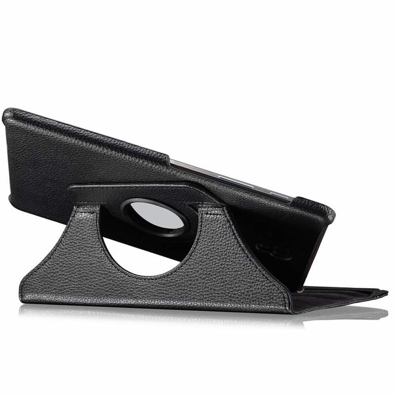 Funda de piel sintética con soporte giratorio para Samsung Galaxy Tab S4, protector de cuero sintético de 10,5 pulgadas, SM-T830, modelo SM-T835, SM-T837, grados