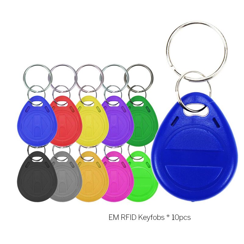 125khz RFID Proximity EM Card Digital Keypad card reader Backlight Touch reader door lockwiegand 26 output Access Control system: mix color 10pc idkey