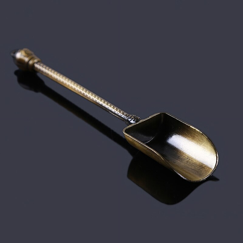 Chinese Thee Lepel Positie Koperen Thee Schop Thee Bladeren Chooser Houder Chinese Kung Fu Thee Accessoires Gereedschap: Default Title