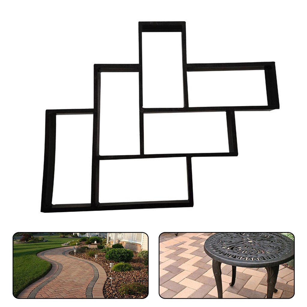 Tuin Patio Lopen Maker Stepping Steen Beton Bestrating Mold Yard Path Oprit Maker