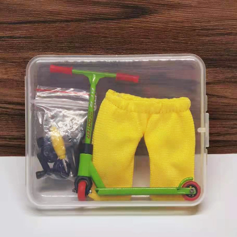 Mini trottinette à doigts réaliste pour les tout-petits, planche à balancer pour l&#39;entraînement des doigts Y4UD