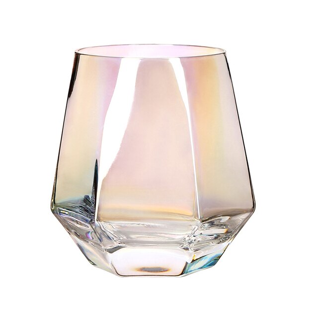 Juego de jarra de vidrio con tapa de madera para vino, whisky, cerveza, zumo, hervidores de agua potable, 1/5 piezas: Color Cup