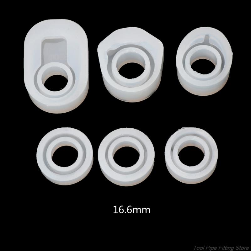 Flat Rings Mold Collection Handmade DIY Making Ring Jewelry Silicone Mold Crystal Epoxy Mould N09 20: F-B