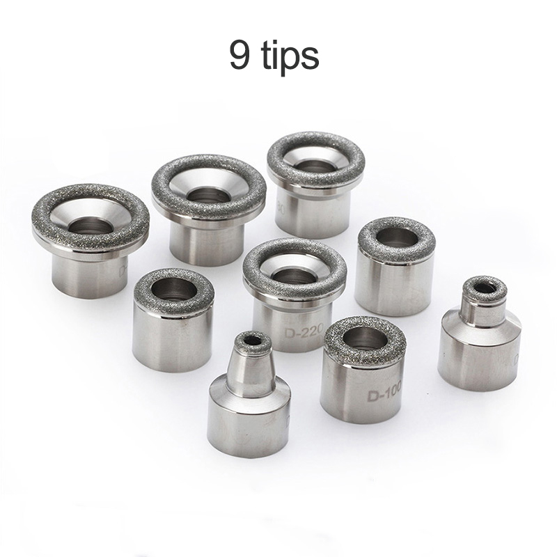 Diamond Microdermabrasion Tips 9 Tips 3 Wands Facial Skin Peeling Blackhead Remover Face Care Salon Beauty: 9 Tips No Box