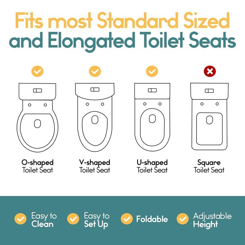 Potty Training Seat with Adjustable Ladder, Kids Ladder Toilet Seat with Non-Slip Step Stool Ladder, Potty Training Ladder, Pott