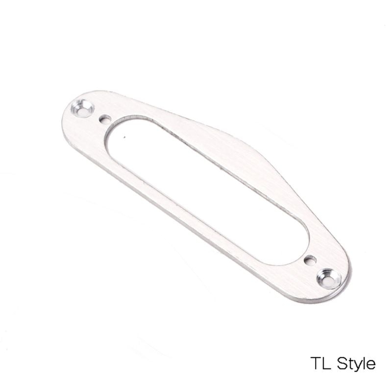 Metal Single Coil Neck Pickup Surround Mounting Ring for TL Tele Style Electric Guitar Y4UB