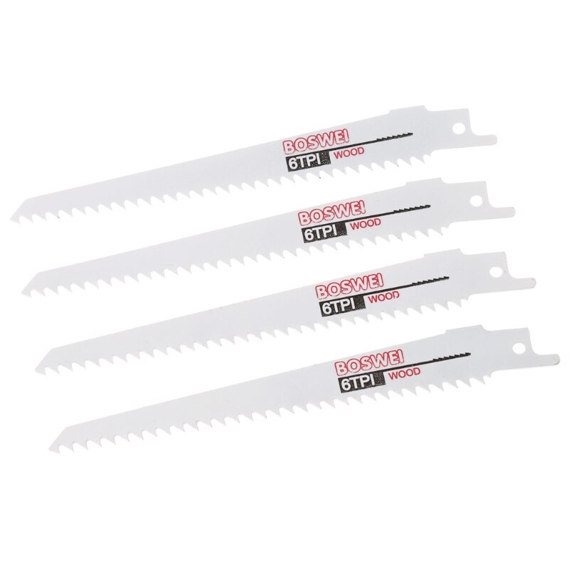 10 Pcs/Set 6-8\" Reciprocating Saw Blades Kit Woodworking Cutting Power Hand Tool