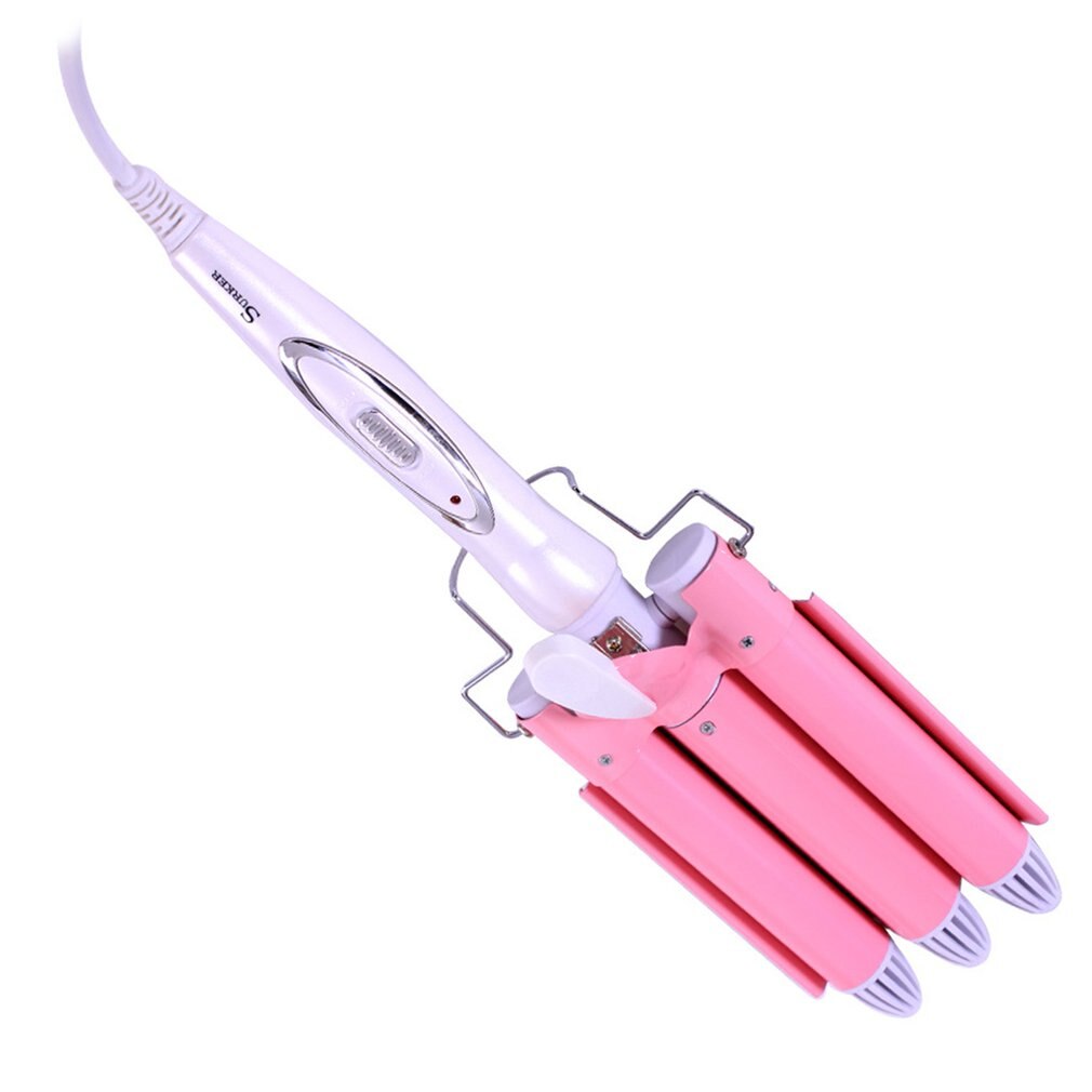 Jd-016 Three Stick Curlers Egg Roll Head 3 Tube Ceramic Curling Iron Gold Ceramic Curling Iron