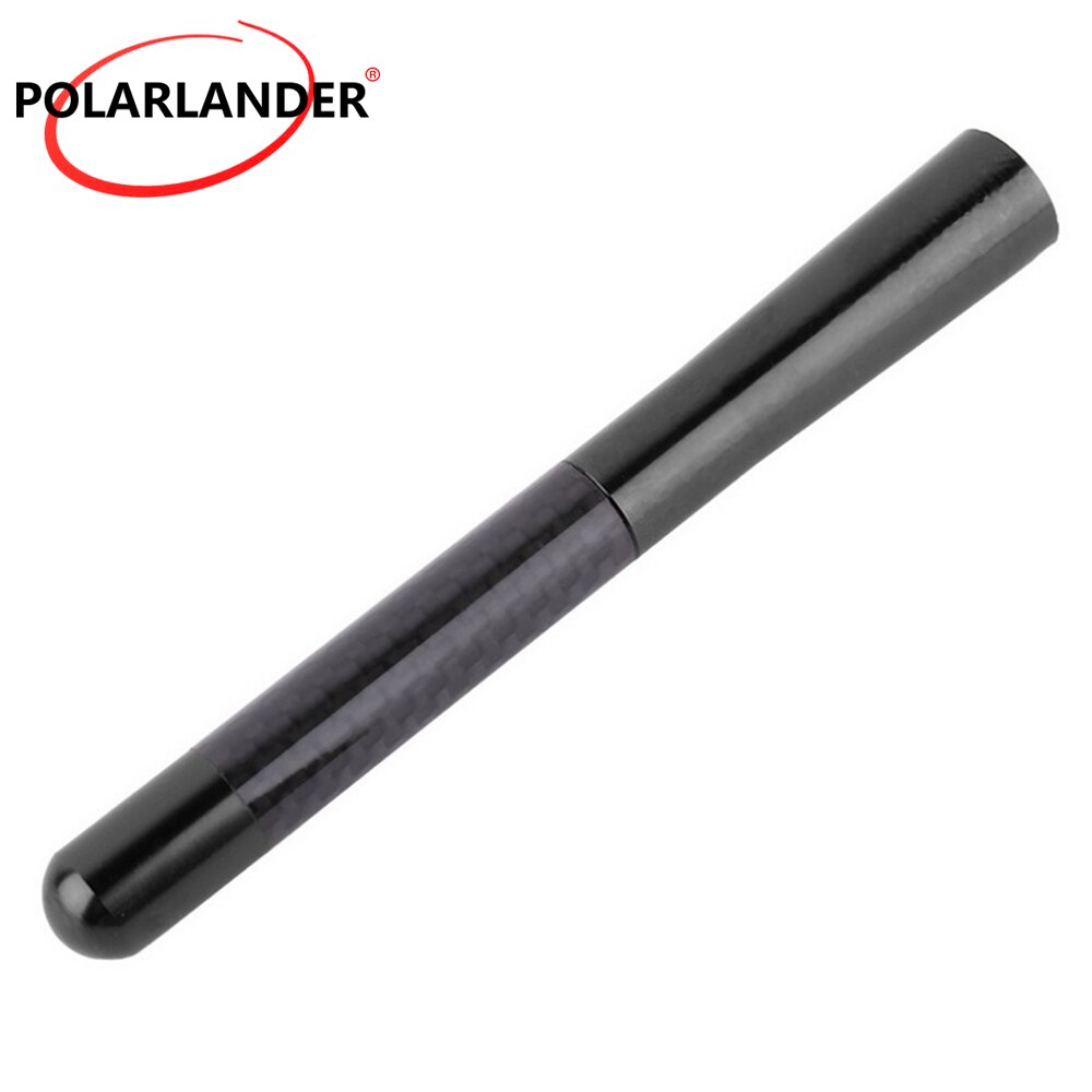 Polarlander Universele Auto Antenne Autoradio Antenne Korte Koolstofvezel Auto Antenne 12 Cm Schroef Aluminium Voiture