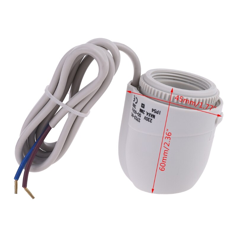230V 2W Normally Open Close Thermal Electric Actuator For Underfloor Heating Manifold M2EE