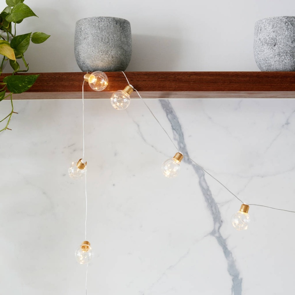 20 lampadine portato festone luci per feste ghirlanda corda fata luci per eventi di nozze luci giardino festa sbarra bistrò illuminazione arredamento