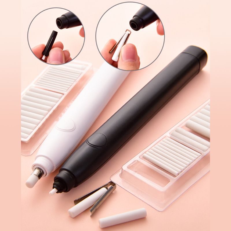 Kawaii Electric Eraser Pencil Drawing Mechanical Cute Kneaded Erasers for Kids School Office Supplies Rubber Pencil Eraser Refil