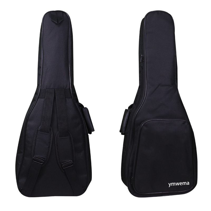 Funda para guitarra acústica 600D, 34/41 pulgadas, impermeable, tela Oxford, 5 MM, algodón, correas dobles, acolchada, mochila para guitarra