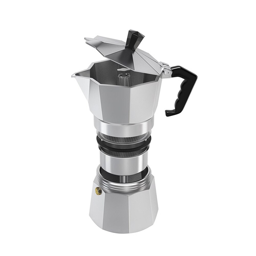 Cafetière percolateur en Aluminium de , pour l'extérieur, le bureau, le Camping, eau de lait, 50/150/300/450/600ML