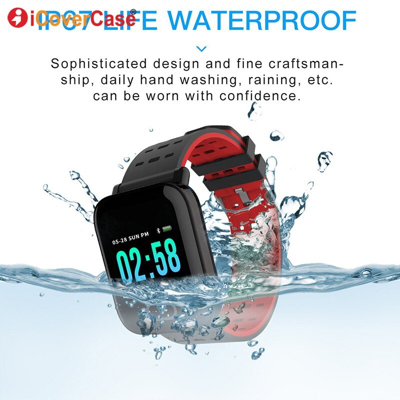 For Samsung Galaxy S10 5G S10e Lite S9 S8 Plus S7 Note 10 9 8 Smart Watch Bracelet Waterproof Blood Pressure Fitness Wristbands