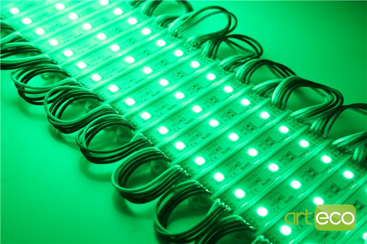 100 teile/los DC12V 5050 3LEDs LED-modul 5050 RGB LED-modul licht RGB IP65 Wasserdicht