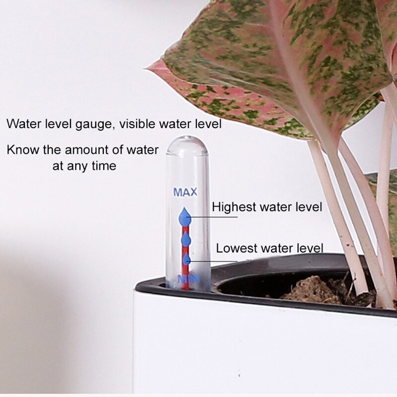 Jauge de niveau d'eau bouée Pot de fleur rappel de pénurie d'eau indicateur de niveau d'eau pour jardin maison plante rappel de niveau d'eau