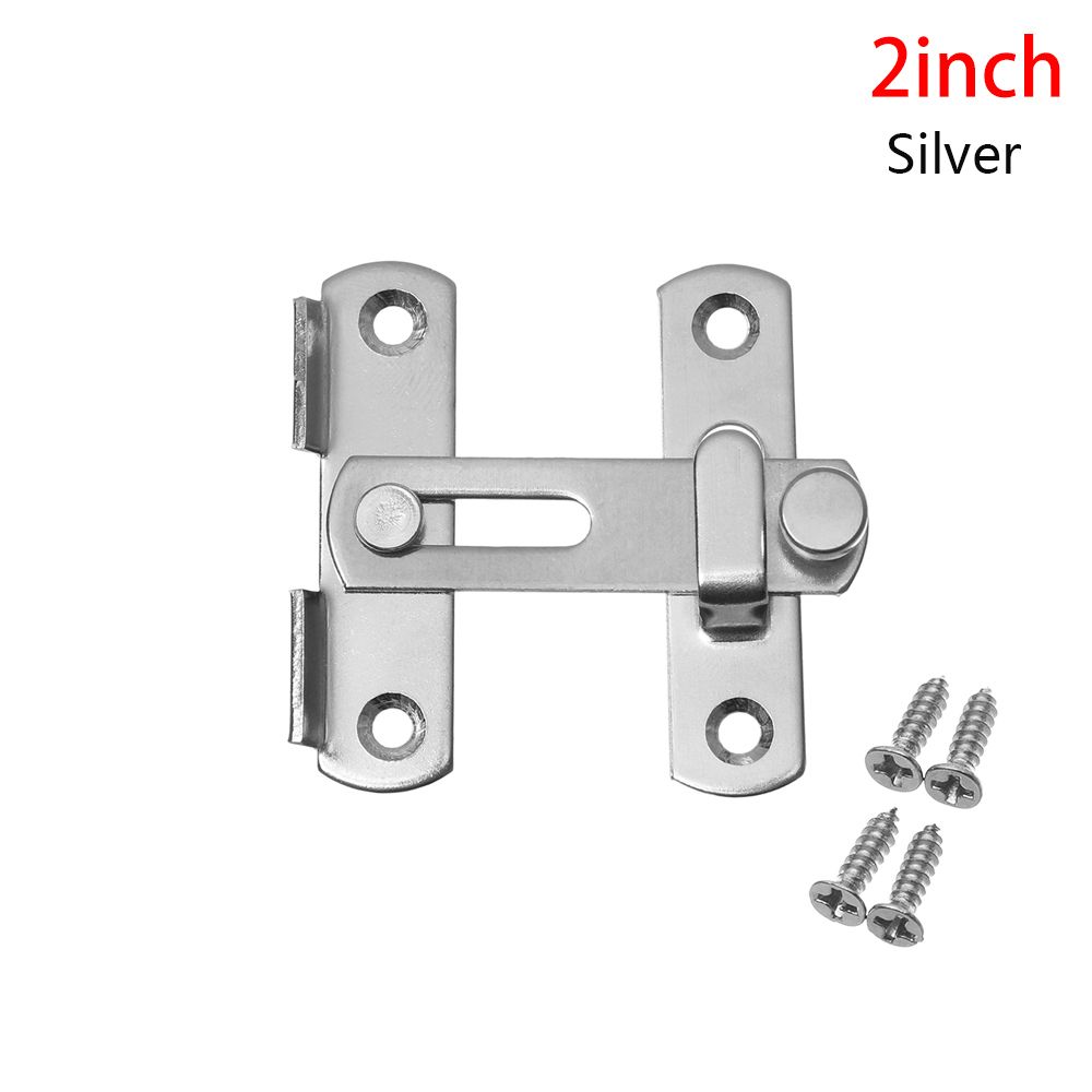 Stainless Steel Straight Lock Buckle Security Hasp Door Bolt Cabinet Catches Window Catch Lock Silent Gate Buckle Padlock Clasp: Bronze